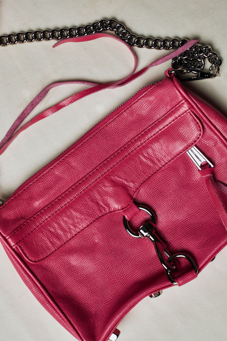 Mini MAC Crossbody Bag in Hot Pink