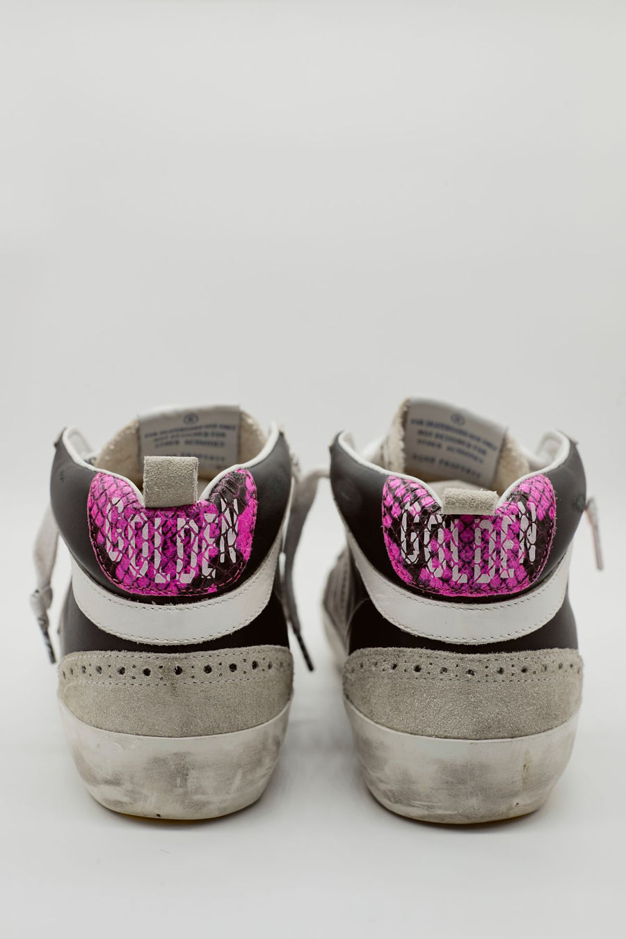 Neon Mid Star and Black Body Sneakers - Limited Edition